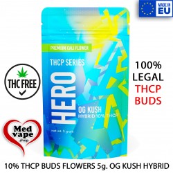 10% THCP BUDS FLOWERS OG KUSH HYBRID 5g. weed cannabis legal medvape